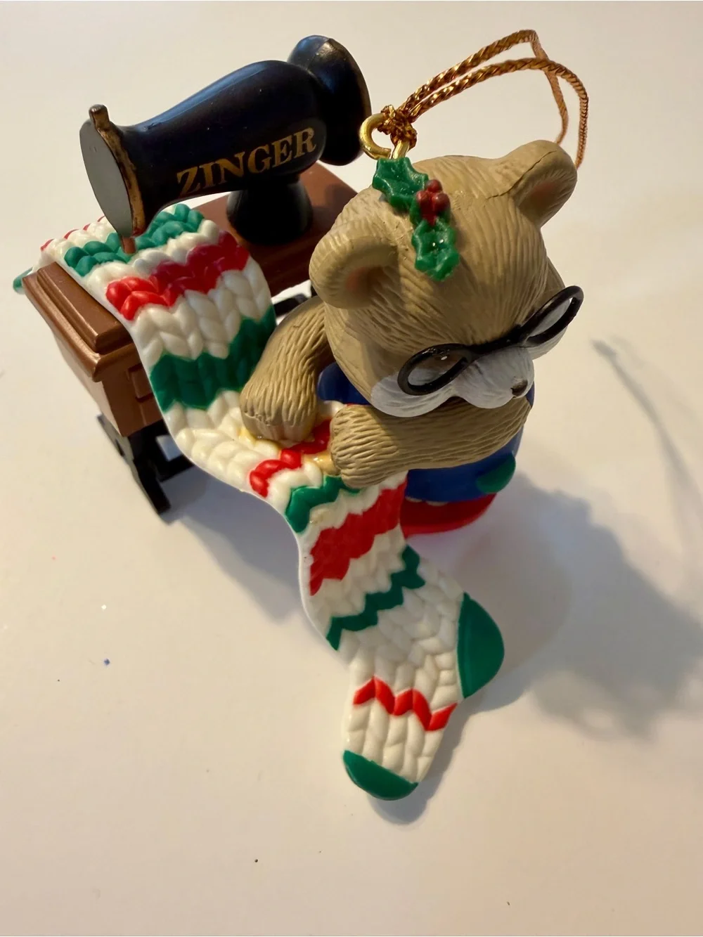 Hallmark Westmar Ensco Animal Christmas Ornaments Medium Resin Set Of 3 Hanging